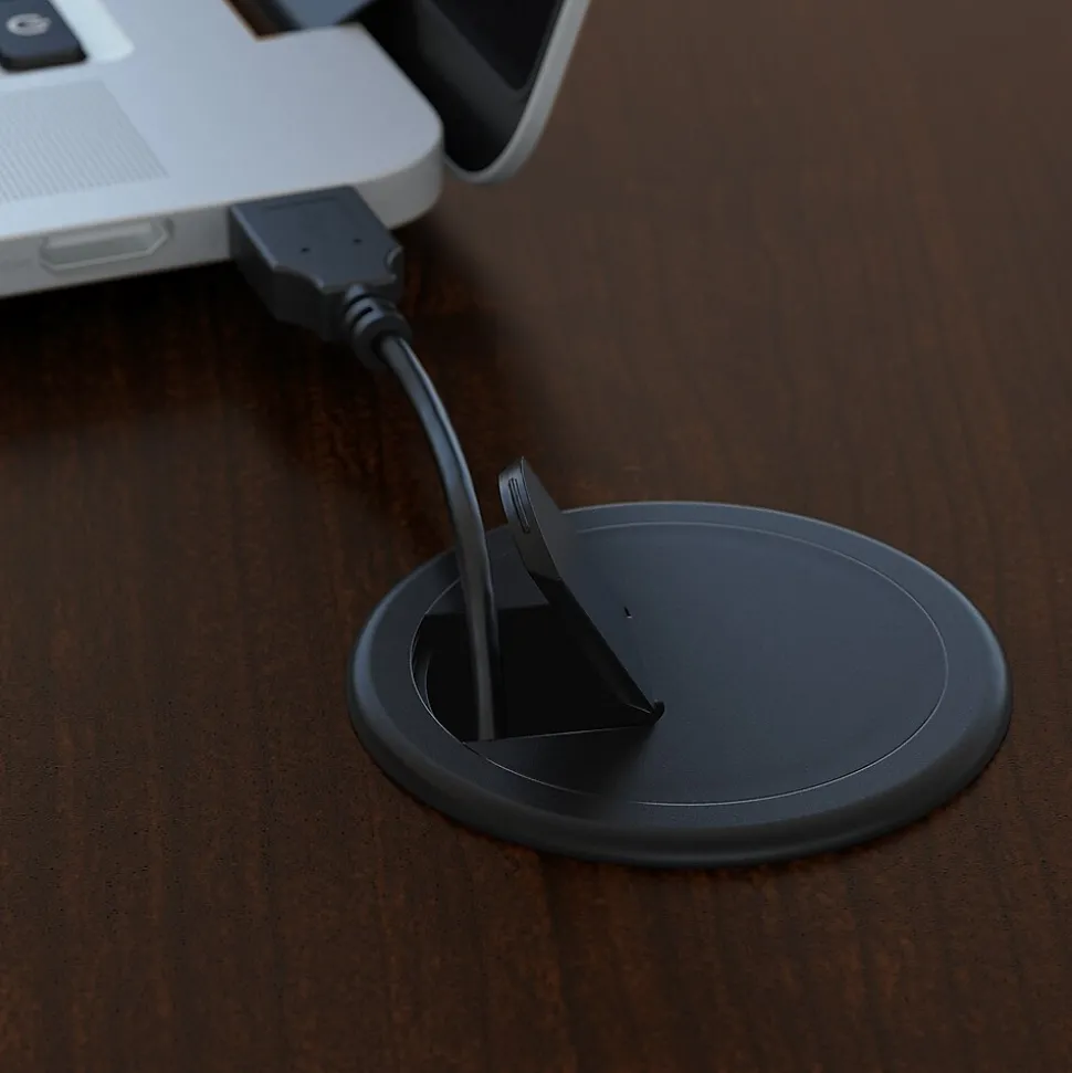 Bush Business Furniture Westfield 72"W Office Desk, Mocha Cherry (WC12936)