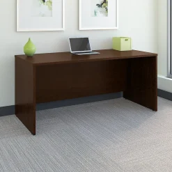 Bush Business Furniture Westfield 66"W Office Desk, Mocha Cherry (WC12942A)