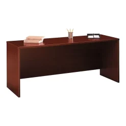 Bush Business Furniture Westfield 72"W Credenza Desk, Mahogany (WC36726)