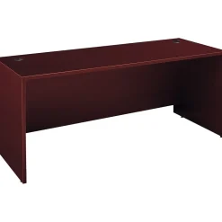 Bush Business Furniture Westfield 72"W Office Desk, Mahogany (WC36736)