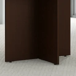 Bush Business Furniture 42W Round Conference Table with Wood Base, Mocha Cherry (99TB42RMR)