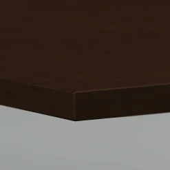 Bush Business Furniture 96W x 42D Boat Shaped Conference Table with Metal Base, Mocha Cherry/Silver (99TBM96MRSVK)