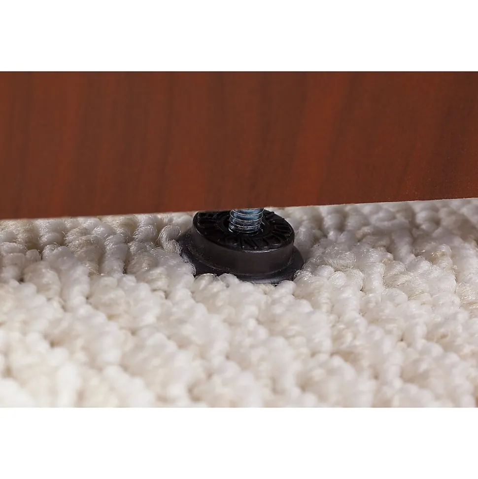 Bush Business Furniture Westfield Bow Front Right Handed U Shaped Desk with Lateral File Cabinet, Hansen Cherry (SRC019HCRSU)