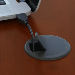 Bush Business Furniture Westfield Desk w/ 2 Drawer Mobile Pedestal, Hansen Cherry (SRC028HCSU)