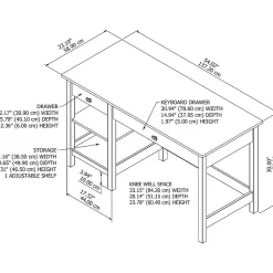 Bush Furniture Broadview 54