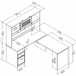Bush Furniture Cabot 60