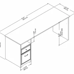 Bush Furniture Cabot 72