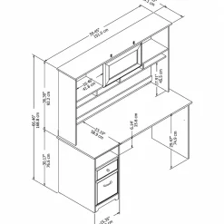 Bush Furniture Cabot 60