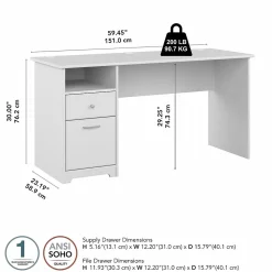 Bush Furniture Cabot 60