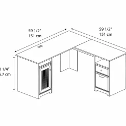 Bush Furniture Cabot 60
