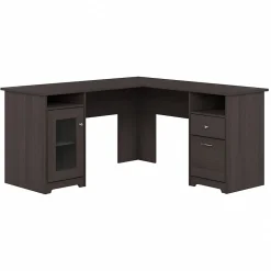 Bush Furniture Cabot 60"W L Shaped Desk, Heather Gray (WC31730-03K)