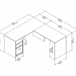 Bush Furniture Cabot 60