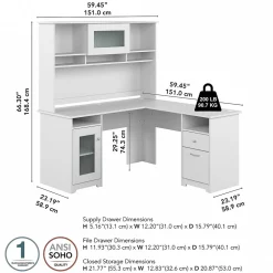 Bush Furniture Cabot 60
