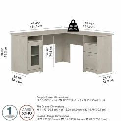 Bush Furniture Cabot 60