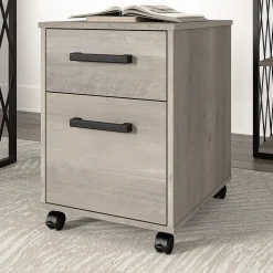 Bush Furniture City Park 2 Drawer Mobile File Cabinet, Driftwood Gray (CPF116DG-03)