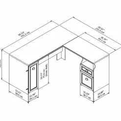 Bush Furniture Fairview 60