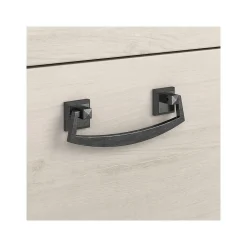 Bush Furniture Homestead 2-Drawer Lateral File Cabinet, Letter/Legal Size, Lockable, Linen White Oak (HOF129LW-03)