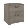 Bush Furniture Homestead 2-Drawer Lateral File Cabinet, Letter/Legal Size, Lockable, Driftwood Gray (HOF129DG-Z)