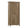 Bush Furniture Key West 65.98"H Storage Cabinet with 5 Shelves, Reclaimed Pine (KWS266RCP-03)