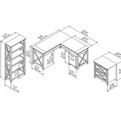 Bush Furniture Key West 60