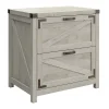 Bush Furniture Knoxville 2-Drawer Lateral File Cabinet, Cottage White (CGF129CWH-03)