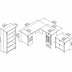 Bush Furniture Salinas 60