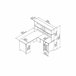 Bush Furniture Salinas 60