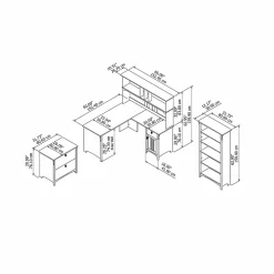 Bush Furniture Salinas 60