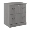 Bush Furniture Saratoga 2-Drawer Lateral File Cabinet, Locking, Modern Gray (EX45854-03)