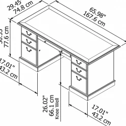 Bush Furniture Saratoga 66