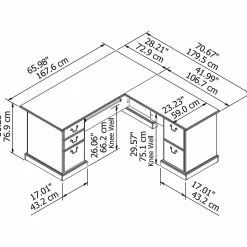 Bush Furniture Saratoga 66