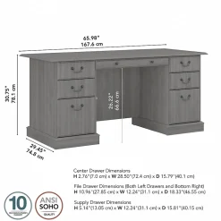 Bush Furniture Saratoga 66