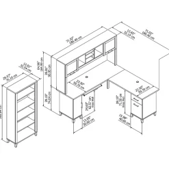 Bush Furniture Somerset 72