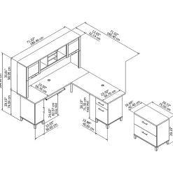 Bush Furniture Somerset 72