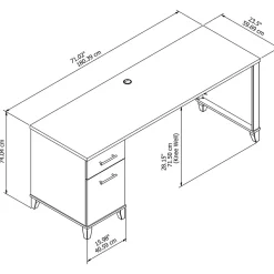 Bush Furniture Somerset 72