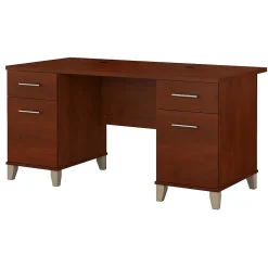 Bush Furniture Somerset 60"W Desk, Hansen Cherry (WC81728)
