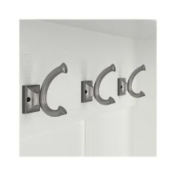 Bush Furniture Woodland 24W Hall Tree and Small Shoe Bench with Shelves, White Ash (WDL008WAS)