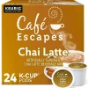Cafe Escapes Chai Latte Coffee, Keurig® K-Cup® Pods, Light Roast, 24/Box (6805)