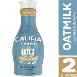 Califia Farms Oatmilk, Original, 48 Oz, 2PK