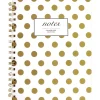 Cambridge 1-Subject Professional Notebooks, 7" x 9.5", Wide Ruled, 80 Sheets, Gold (59016)