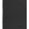 Cambridge 1-Subject Professional Notebooks, 8.5" x 11", Wide Ruled, 80 Sheets, Black (06064)