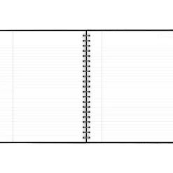 Cambridge 1-Subject Professional Notebook, 8.5" x 11", Wide Ruled, 96 Sheets, Black (06100)