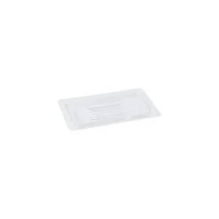 Cambro 1/4 Size Camwear® Cover, 1" H x 6 1/3" W x 10 2/5" D, Clear (40CWCH135)