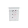 Cambro CamSquare White Food Storage Container, 8 qt. (78498)