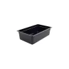 Cambro Full Black Plastic Food Pan, 5 4/5" H x 20 7/8" W x 12 5/6" D, Clear (16CW110)