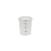 Cambro White Food Storage Container, 4 qt. (75128)