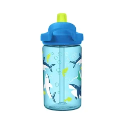 CamelBak Eddy + Kids Water Bottle, Sharks And Rays, 14 Oz. (2472402041)