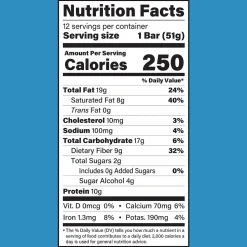 CanDo Gluten Free Almond Butter Chocolate Chip Granola Bar, 4 Bars/Box(367-00001)