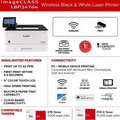 Canon imageCLASS LBP247dw Laser Printer (5952C004)