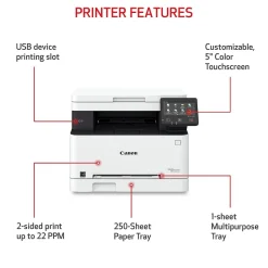 Canon imageCLASS MF653Cdw Wireless Color Laser Printer, All-In-One, Print, Scan, Copy (MF653CDW)